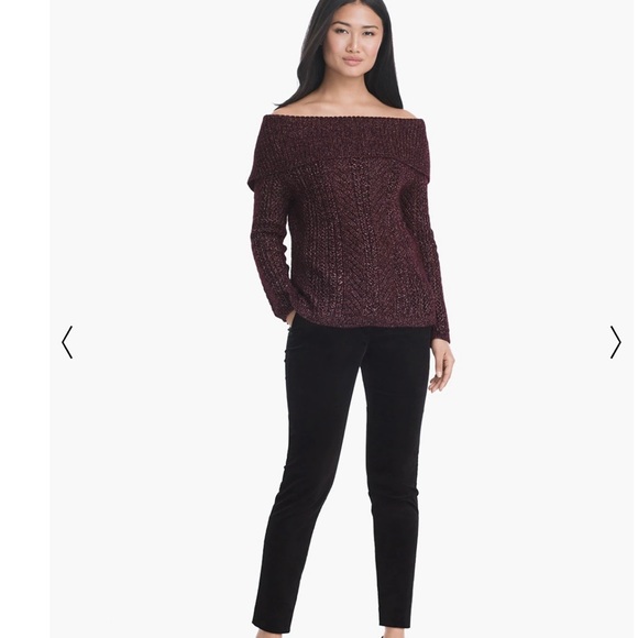 White House Black Market Pants - White House Black Market Velvet Pants